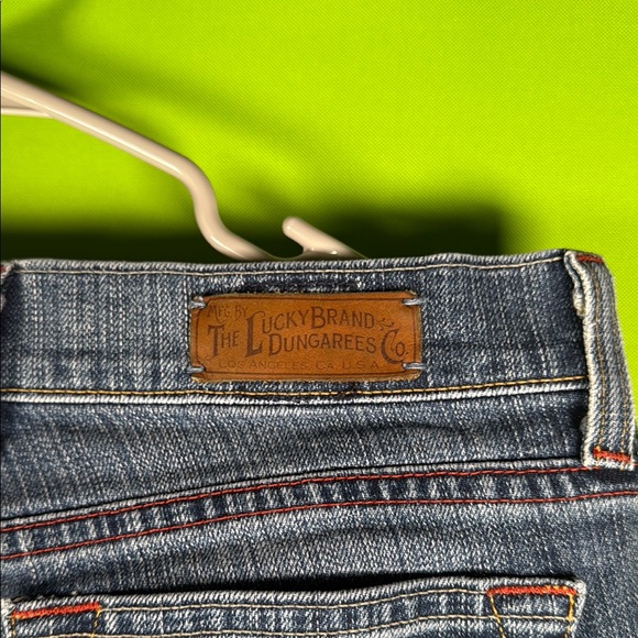 Lucky Brand by GENE MONTESANO Blue Ankle Cropped Jeans with Gradient Wash - Picture 7 of 11